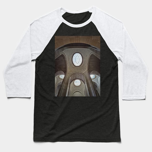 Ceiling architectural details Baseball T-Shirt by psychoshadow